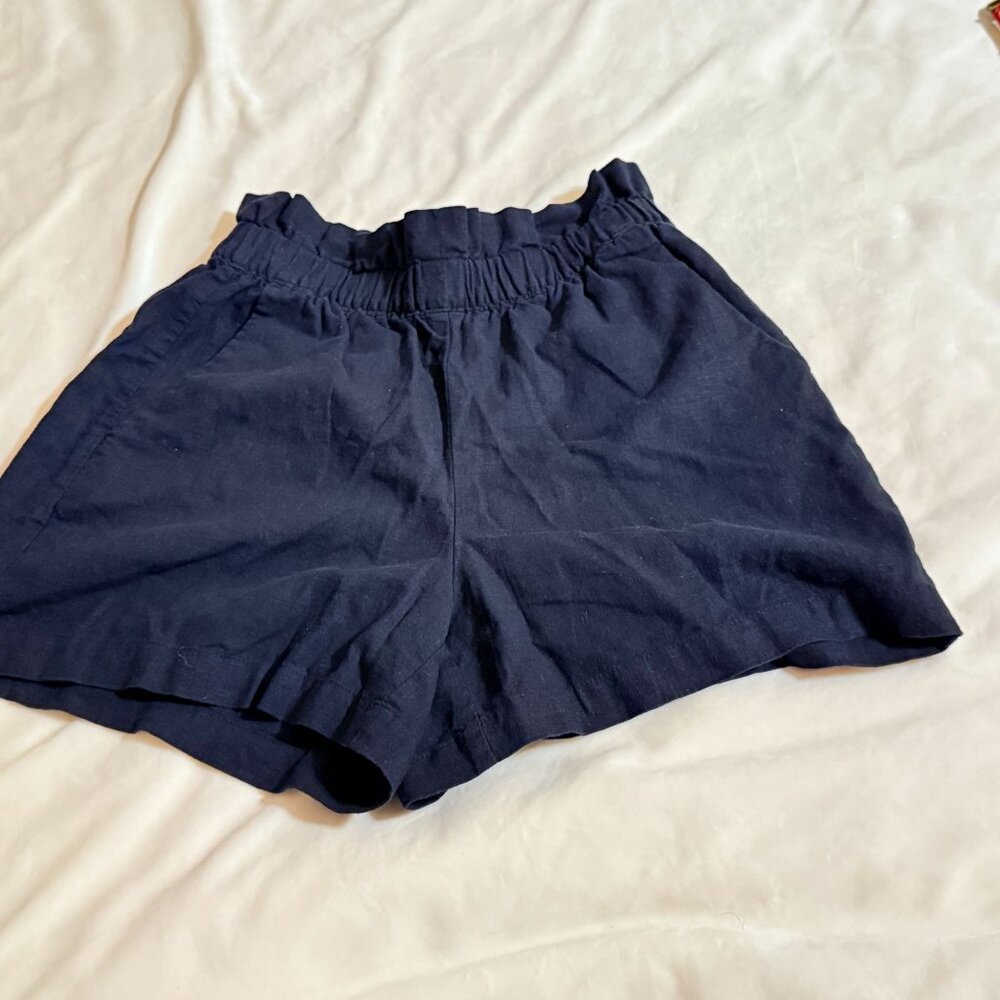 EXPRESS Black Elastic Womens Shorts, Elastic Waist, size XS